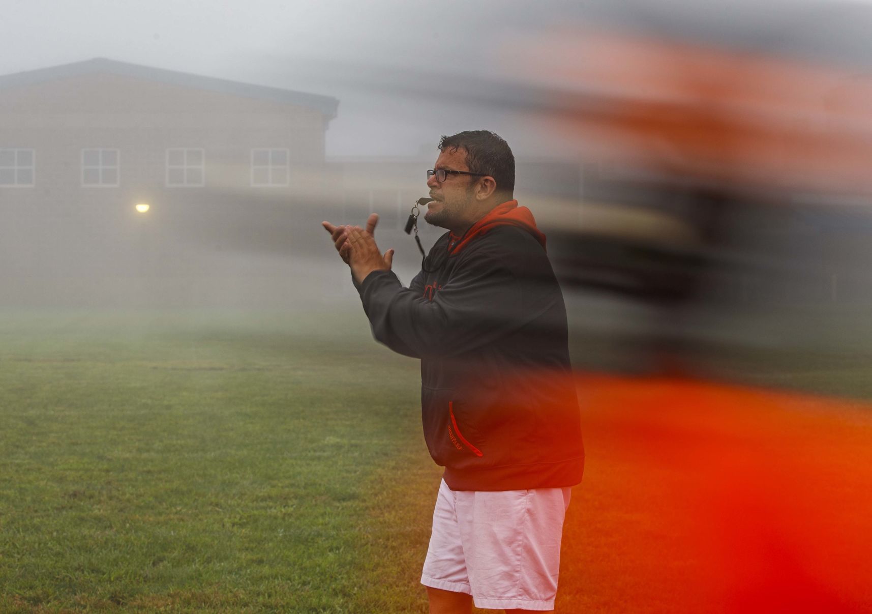 Middle Township High School football practice